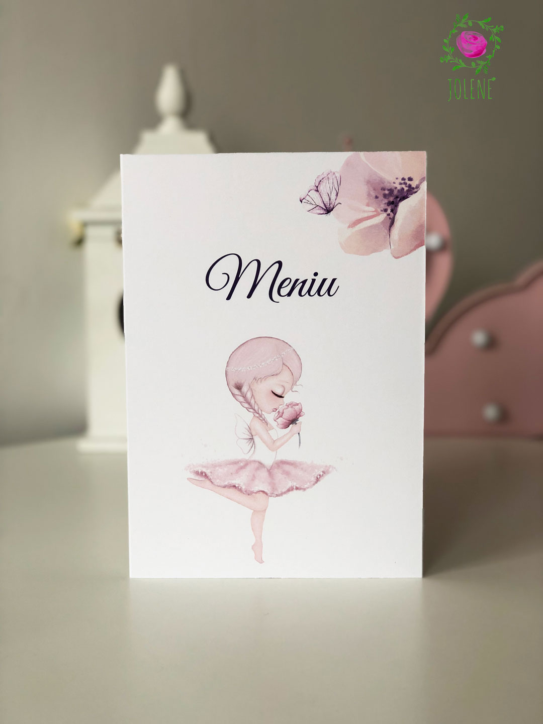 Meniu Botez Little Ballerina Papetărie De Nuntă Iași Invitații