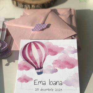 invitatie botez balon