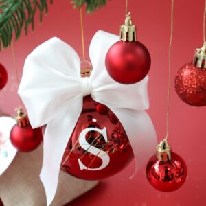 Glob Crăciun din sticlă personalizat cu nume