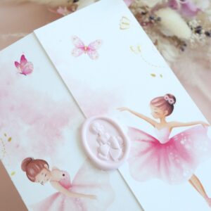 invitatie botez balerina