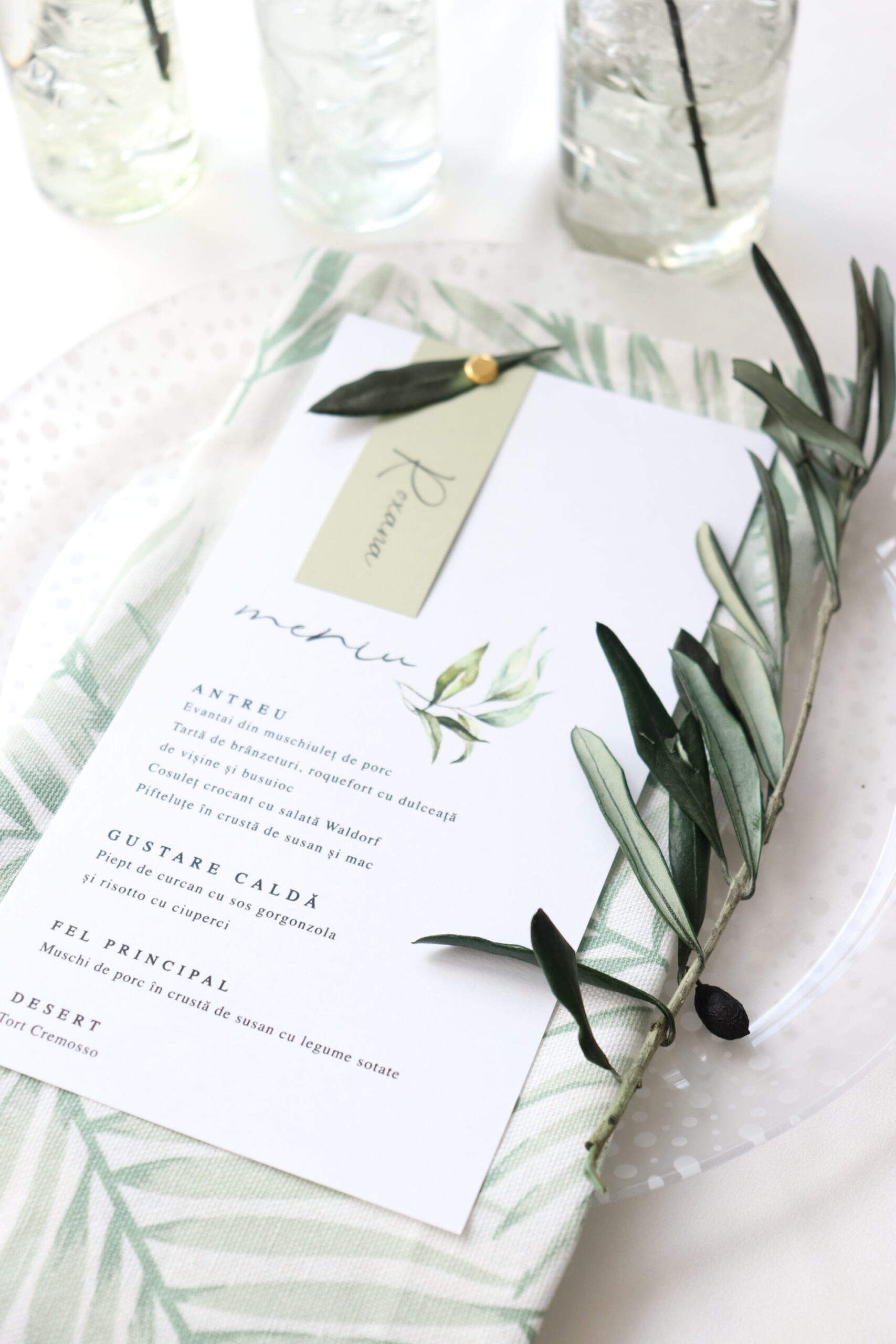 meniu nunta individual